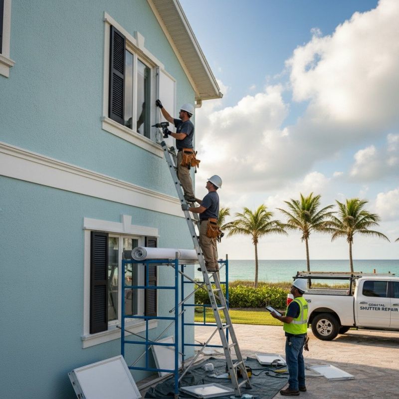 Hurricane Shutter Repair detail
