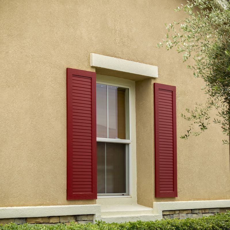 Louvered Shutters Installation detail
