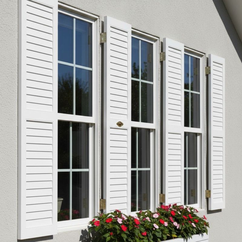Louvered Shutters Installation detail