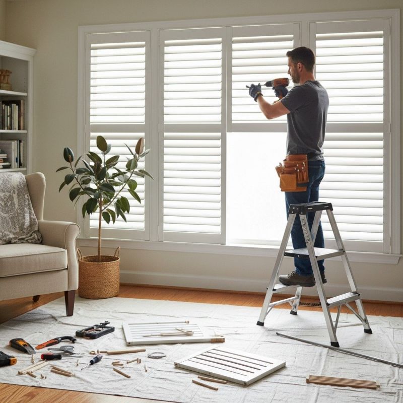 Plantation Blinds Repair detail