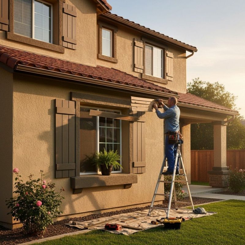 Shutter Repair detail