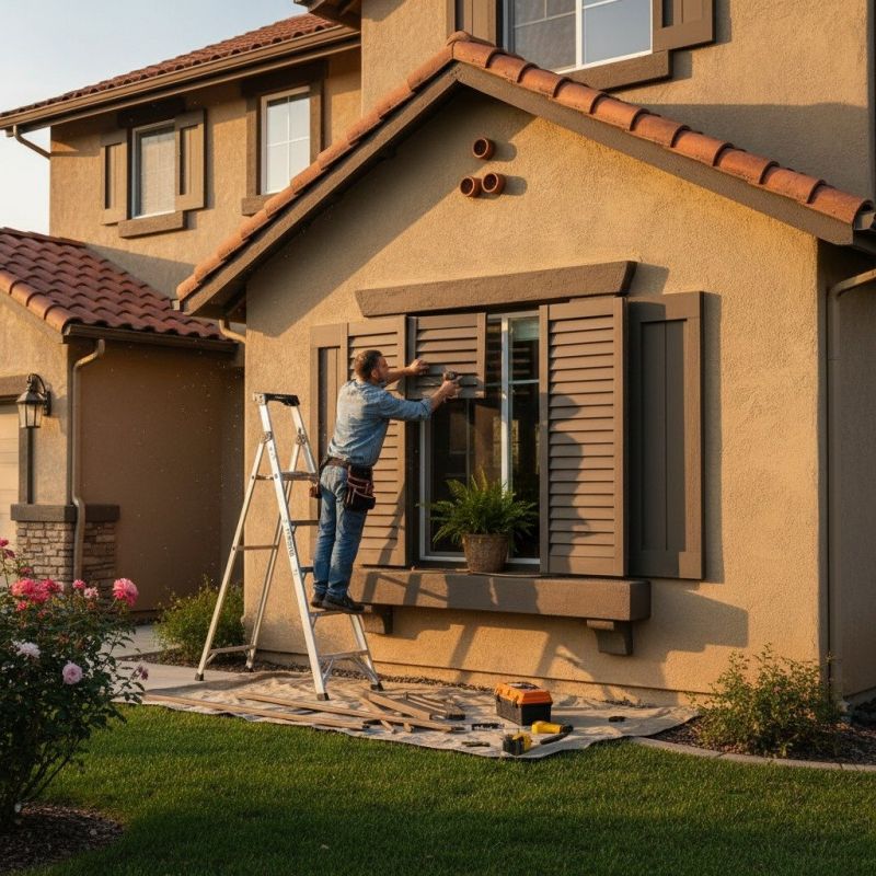 Shutter Repair detail